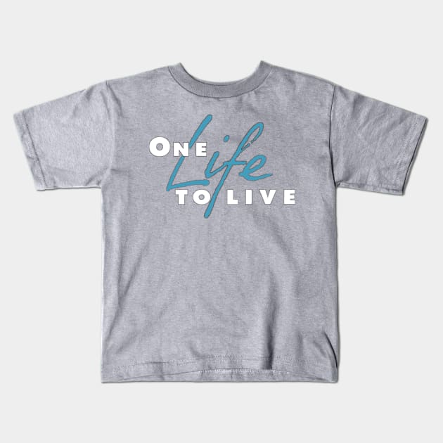 One Life To Live Retro TV Show Logo Kids T-Shirt by HDC Designs